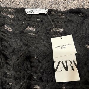 Zara Black Knit Sweater